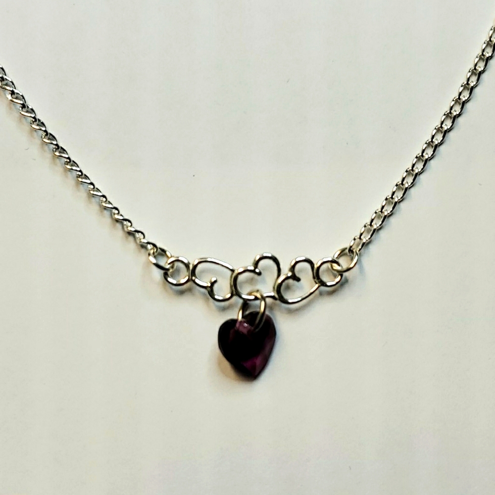 "PRICE DROP" Sterling Silver Amethyst Necklace!
